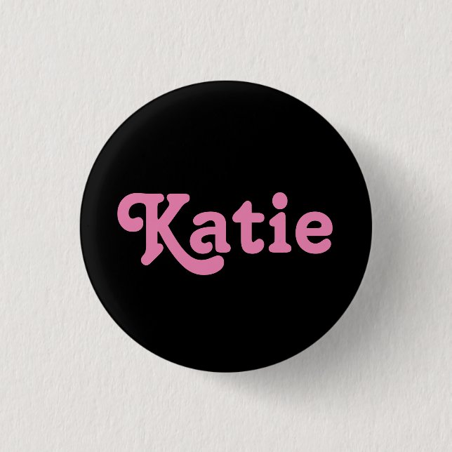 Chapa Redonda De 2,5 Cm Button Katie (Anverso)