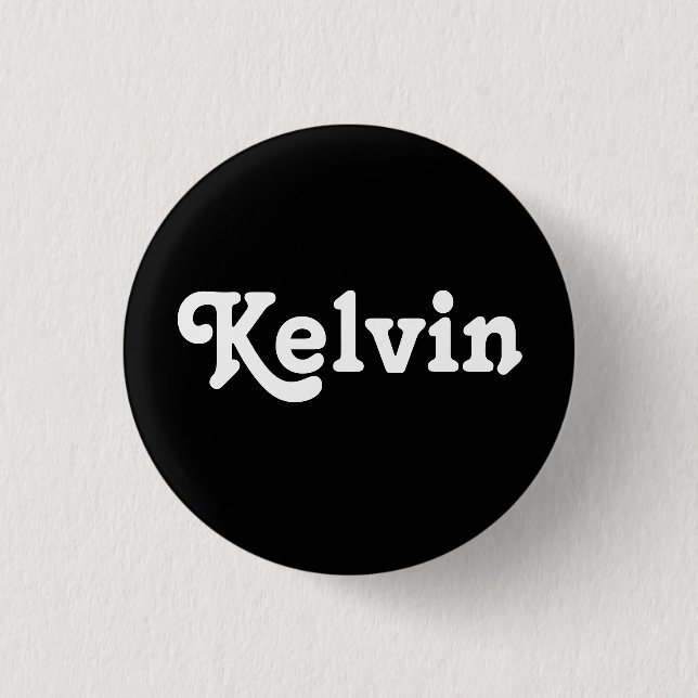 Chapa Redonda De 2,5 Cm Button Kelvin (Anverso)