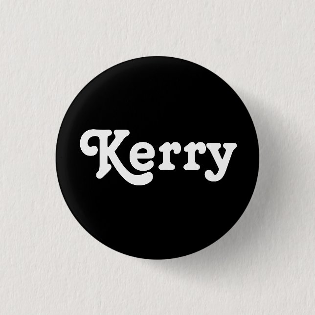 Chapa Redonda De 2,5 Cm Button Kerry (Anverso)