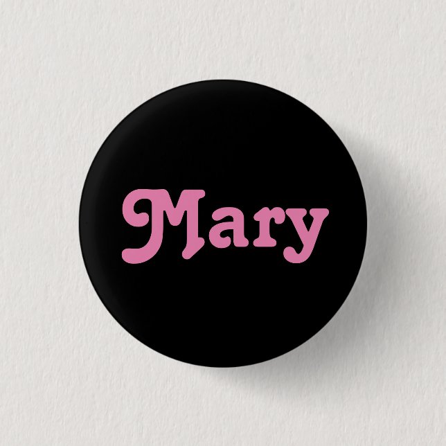Chapa Redonda De 2,5 Cm Button Mary (Anverso)
