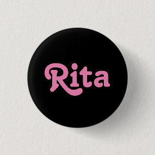 Chapa Redonda De 2,5 Cm Button Rita