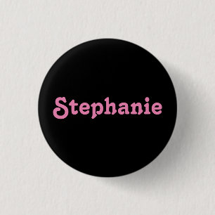 Chapa Redonda De 2,5 Cm Button Stephanie