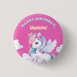Chapa Redonda De 2,5 Cm Button to a magical birthday party.