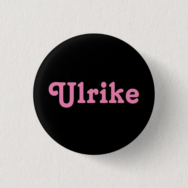 Chapa Redonda De 2,5 Cm Button Ulrike (Anverso)