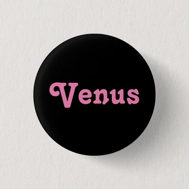 Chapa Redonda De 2,5 Cm Button Venus (Anverso)