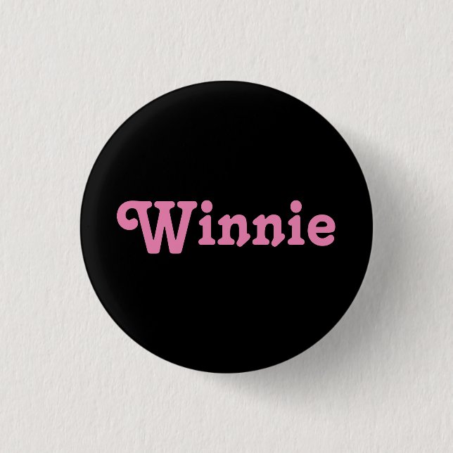 Chapa Redonda De 2,5 Cm Button Winnie (Anverso)
