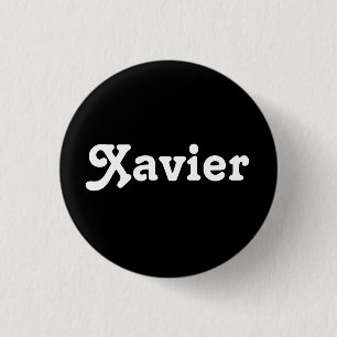 Chapa Redonda De 2,5 Cm Button Xavier