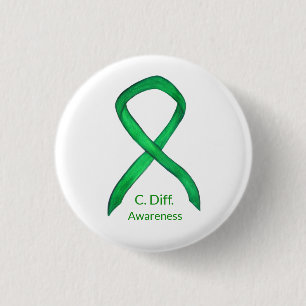 Chapa Redonda De 2,5 Cm C. Diff. Botones de pines de Personalizado de cint