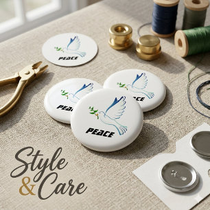 Chapa Redonda De 2,5 Cm Cables y camisetas para niños de la paz