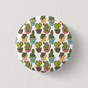 Chapa Redonda De 2,5 Cm Cactus y Succulents interiores en modelo de los