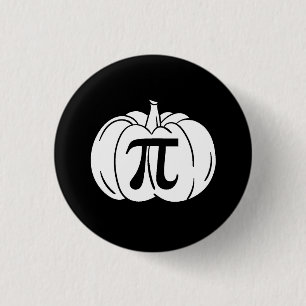 Chapa Redonda De 2,5 Cm Calabaza Pi Halloween