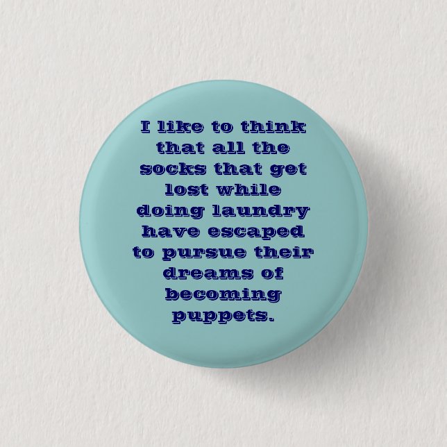 Chapa Redonda De 2,5 Cm calcetines (Anverso)