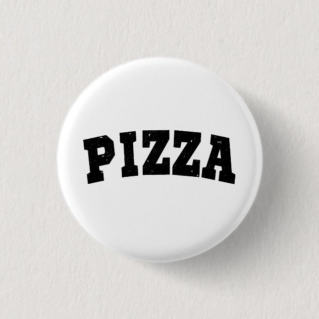 Chapa Redonda De 2,5 Cm Camión camiseta Pizza (Anverso)