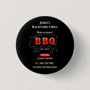 Chapa Redonda De 2,5 Cm Camisas de barandillas de barandilla de asador tra