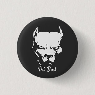 Chapa Redonda De 2,5 Cm Camiseta estadounidense de Pit Bull Terrier