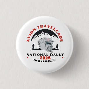 Chapa Redonda De 2,5 Cm Camiseta oficial del mitin nacional Avion Travelca