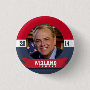 CHAPA REDONDA DE 2,5 CM CAMPAÑA RICK WEILAND