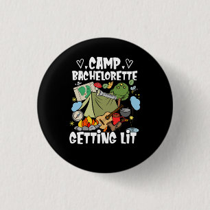 Chapa Redonda De 2,5 Cm Camping Bridal Camp Bachelorette