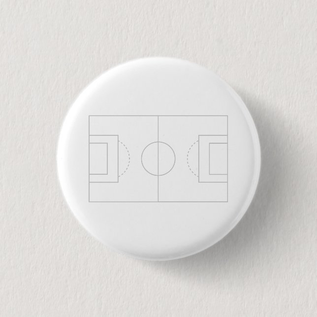 Chapa Redonda De 2,5 Cm campo de fútbol (Anverso)