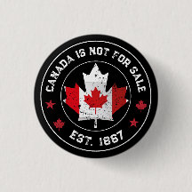canadá no está a la venta Bandera canadiense Est 1