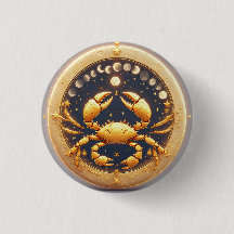 Cáncer Cósmico Zodiaco Dorado
