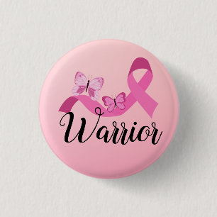Chapa Redonda De 2,5 Cm Cáncer de mama según cita rosa de guerrero
