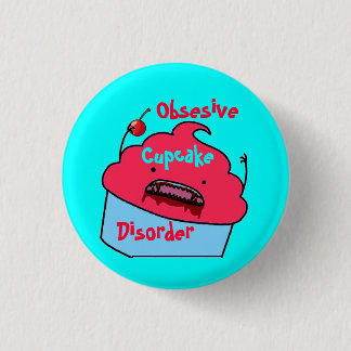 Chapa Redonda De 2,5 Cm Cannibal Cupcake button
