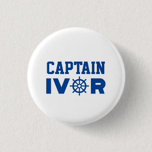 Chapa Redonda De 2,5 Cm Capitán Ivor