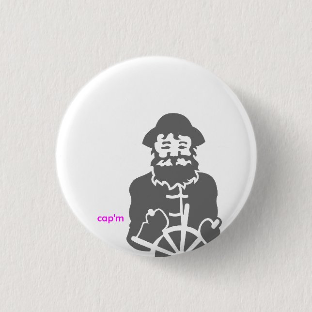 Chapa Redonda De 2,5 Cm cap'm (Anverso)