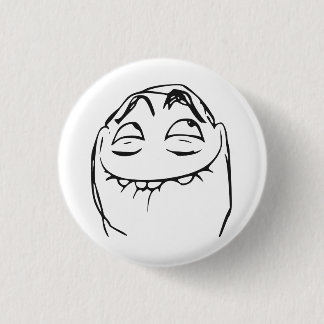 Chapa Redonda De 2,5 Cm Cara de risa Meme cómico de la rabia de PFFTCH