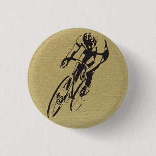 Chapa Redonda De 2,5 Cm Carreras de bicicleta