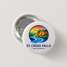 Cascadas de St. Croix Wisconsin Río Escénico y Aca