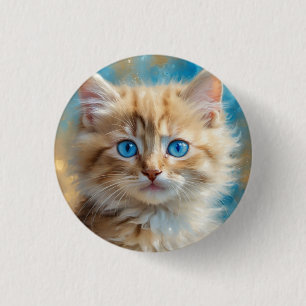 Chapa Redonda De 2,5 Cm Cat-37823 Adorable Cute