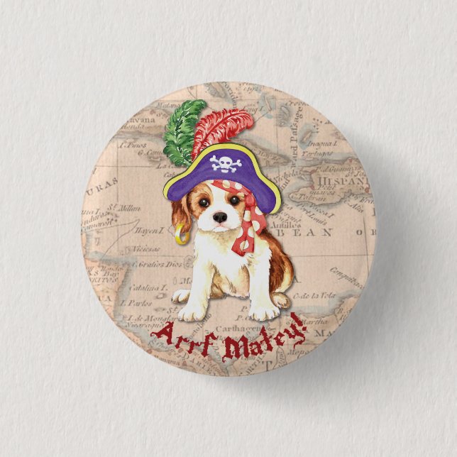 Chapa Redonda De 2,5 Cm Cavalier Pirate (Anverso)