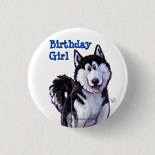 Chapa Redonda De 2,5 Cm Centro de Fiesta Husky