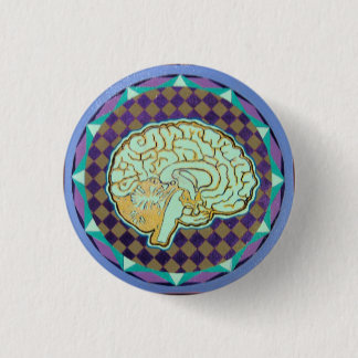 Chapa Redonda De 2,5 Cm cerebro numinous