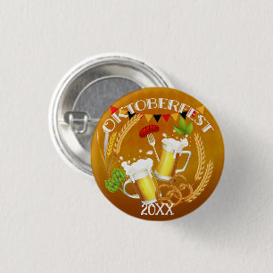 Chapa Redonda De 2,5 Cm Cerveza de tostado Oktoberfest