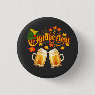 Chapa Redonda De 2,5 Cm Cerveza Oktoberfest