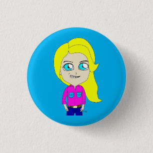 Chapa Redonda De 2,5 Cm chibi