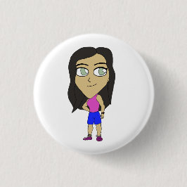 Chapa Redonda De 2,5 Cm chibi