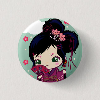 Chapa Redonda De 2,5 Cm Chica Ayaka de Harajuku