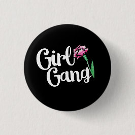 Chapa Redonda De 2,5 Cm Chica Gang