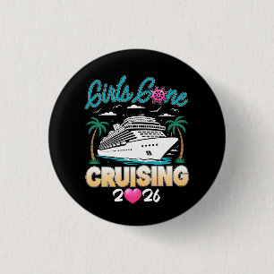 Chapa Redonda De 2,5 Cm Chicas Crucero 2026 Amigas Crucero Combinadas