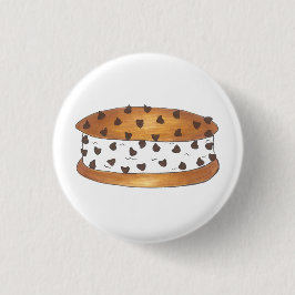 Chapa Redonda De 2,5 Cm Chipwich Chip de chocolate Cocina helada Sandwich