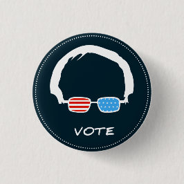 Chapa Redonda De 2,5 Cm ¡Chorreadoras de Bernie - voto!
