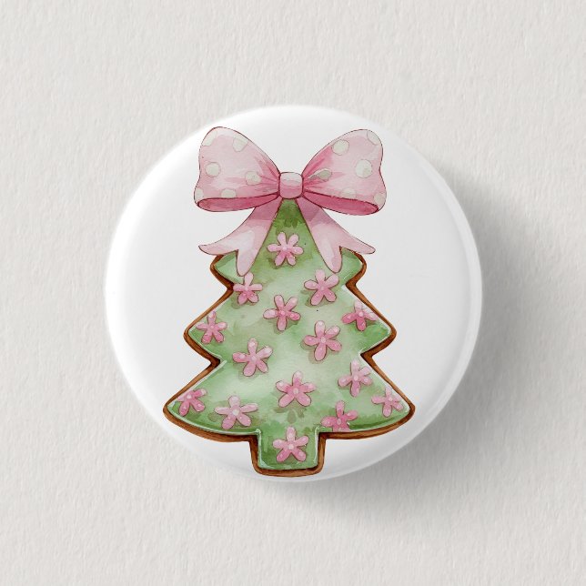 Chapa Redonda De 2,5 Cm Christmas sticker (Anverso)