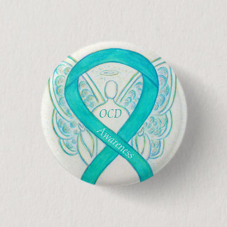 Chapa Redonda De 2,5 Cm Cinta de concientización de OCD Pins de arte de án