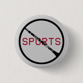 Chapa Redonda De 2,5 Cm Clarinete antideportivo