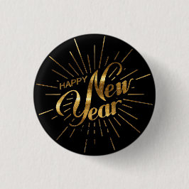 Chapa Redonda De 2,5 Cm Classic New Year 2026 Pin Button