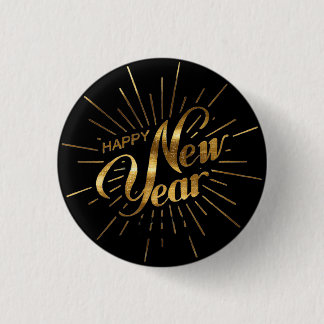 Chapa Redonda De 2,5 Cm Classic New Year 2026 Pin Button